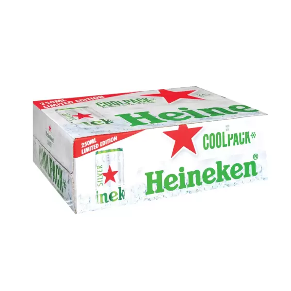 Bia Heineken Silver, thùng 24 lon, 250ml Bia Heineken Silver, thùng 24 lon, 250ml
