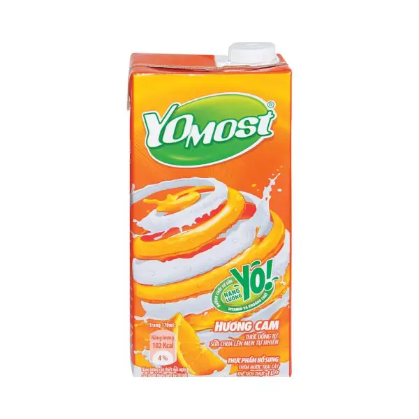 Sữa chua uống Yomost hương cam, 965ml