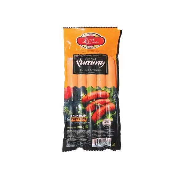 Xúc xích Yummy LC, gói 10 cây, 500g